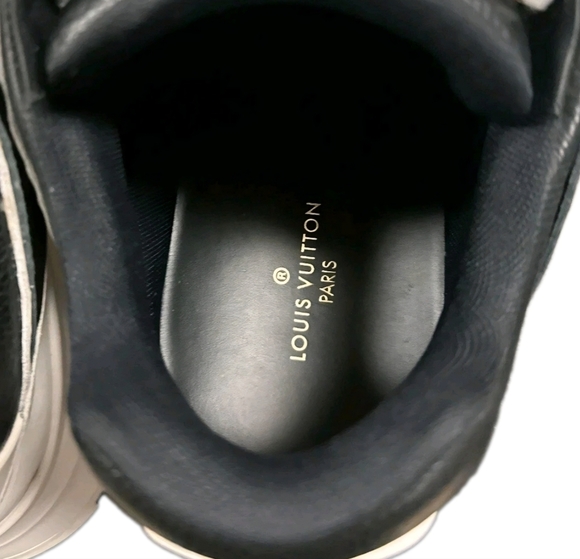 Louis Vuitton White & Black LV Run Away Sneakers - Picture 14 of 16